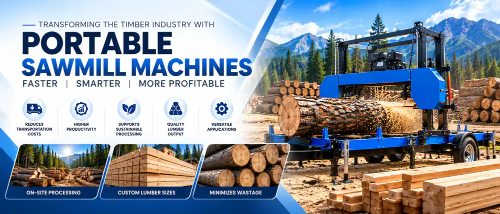 Why Portable Sawmill Machines Are Transforming the Timber Industry