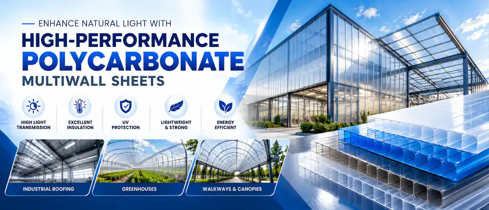 Enhance natural light with high-performance Polycarbonate Multiwall Sheets